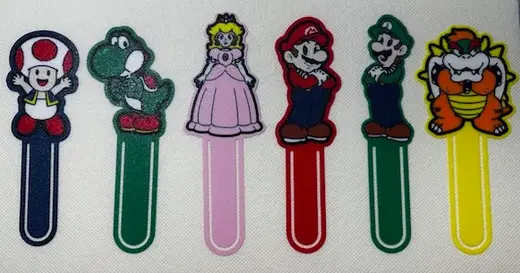 Super Mario Bros. Bookmark Set