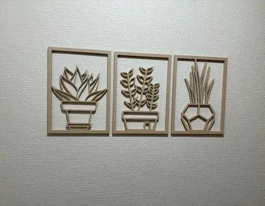 Wall Art - Flowers in pot