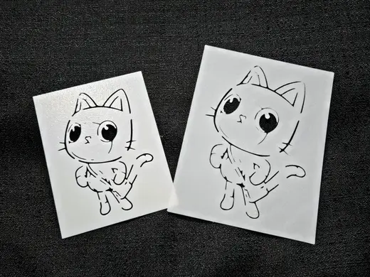 Pandy Paws - Gabby's Dollhouse - Stencil