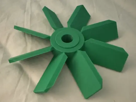 motorfläkt 16mm axel 160mm diameter