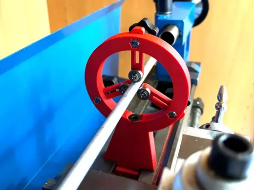 Steady rest for mini lathe