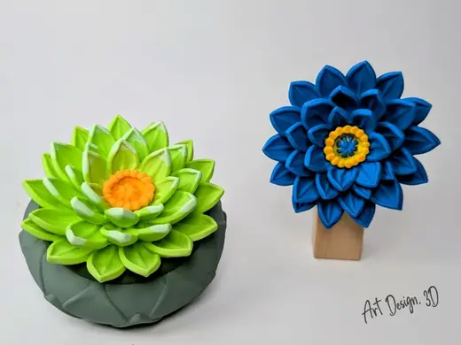 Lotus Flower | Wall Decor & My Jewelry Box Knob