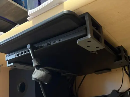 Double under desk laptop