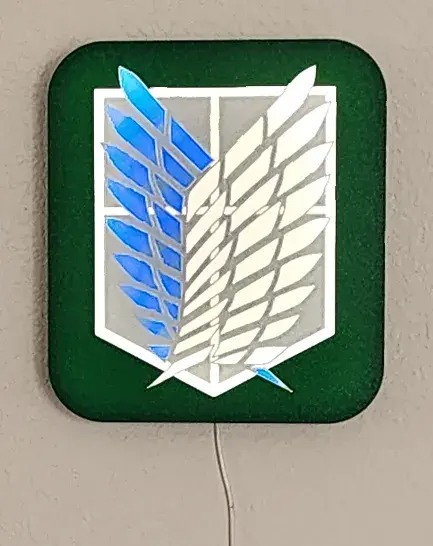 Attack on Titan Survey Corps Light Box