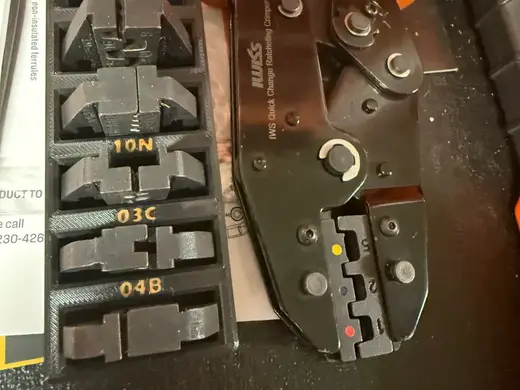 Crimp Die Storage Box (IWISS, and Compatible Dies)