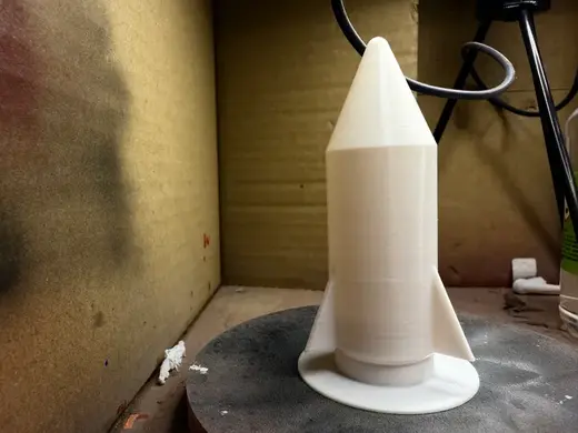 REAL Flying Rocket V1 (baking powder power)
