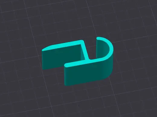 Schreibtisch Kabelclip für 15 mm Tischplatte