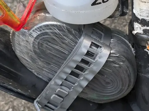 TPU bike equipment tiedown