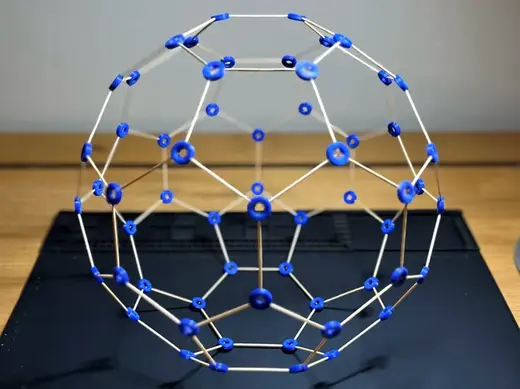 Toothpick Truncated Icosahedron (Soccer Ball)