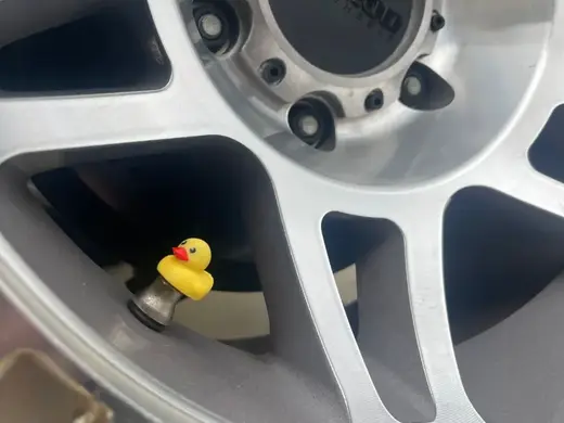 Rubber Ducky Valve Cap! For Cars and Bikes!