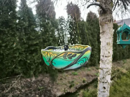 Elven Fountain Bowl – Solar Powered
