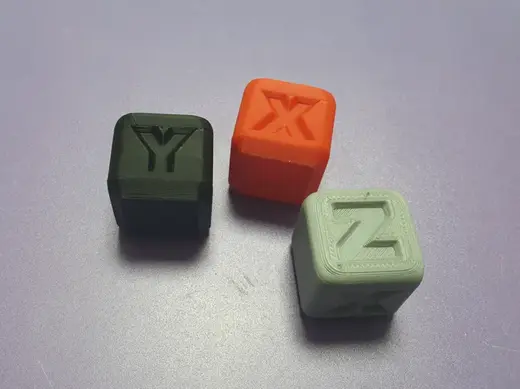 XYZ _ axis Calibration Cube