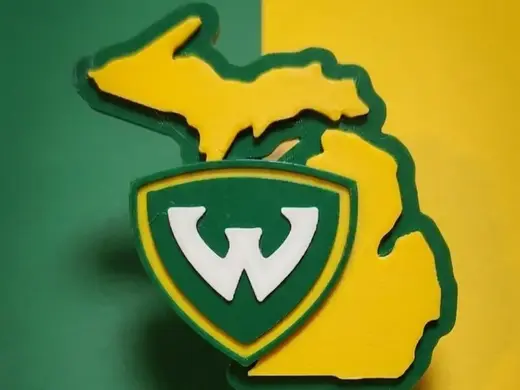 Wayne State University Badge Face