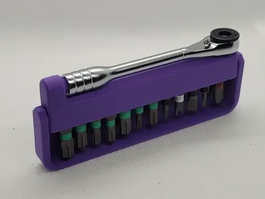 Hex bit driver and ratchet holder