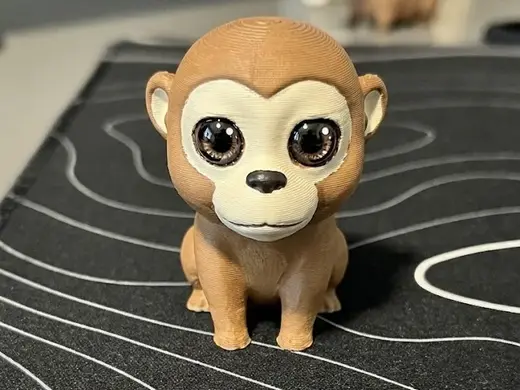 Stylized Wide-Eyed Monkey Figurine (SELL IT!)