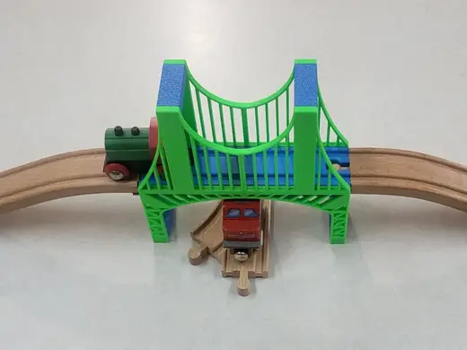 Train Bridge 6.5in 3Pack - Wooden Track Compatible