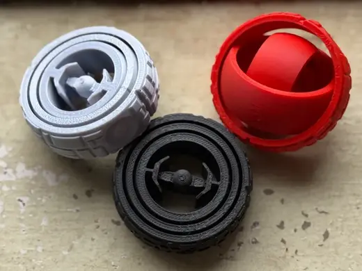 Darth Vader Tie Fighter Gyro Spinner