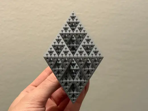 Sierpiński Triangular Bipyramid Fractal - Level 4