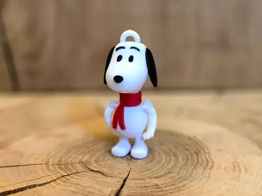 Snoopy articulated flexi keychain