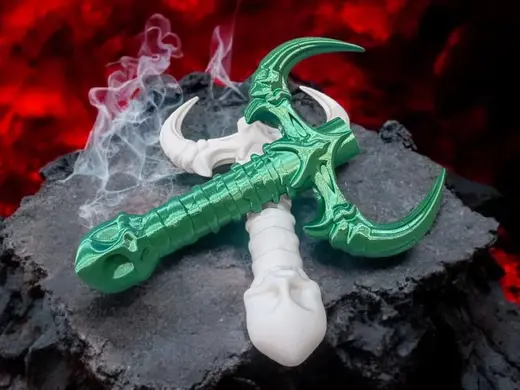 Necromancer's Retractable Bone Sword