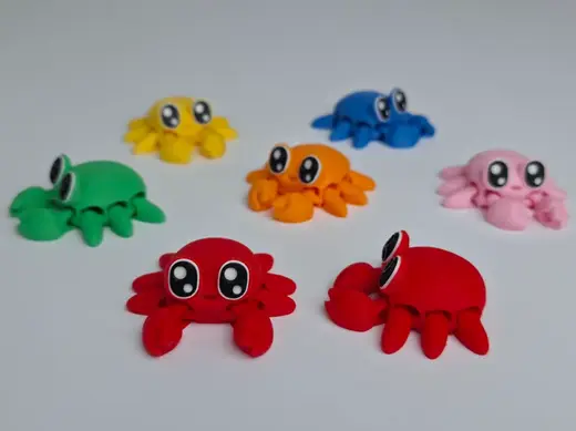 Cute Articulated Crab
