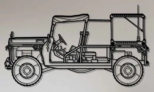 M1161 Growler Wall Art