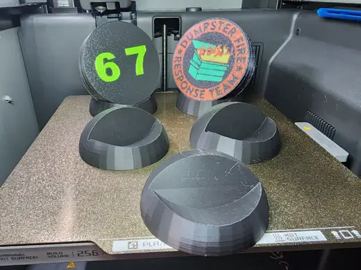 Drink Coaster Display Stand / Holder / Round