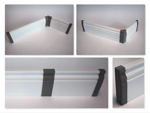 Hamburger Baseboard 60×18mm Cover Set