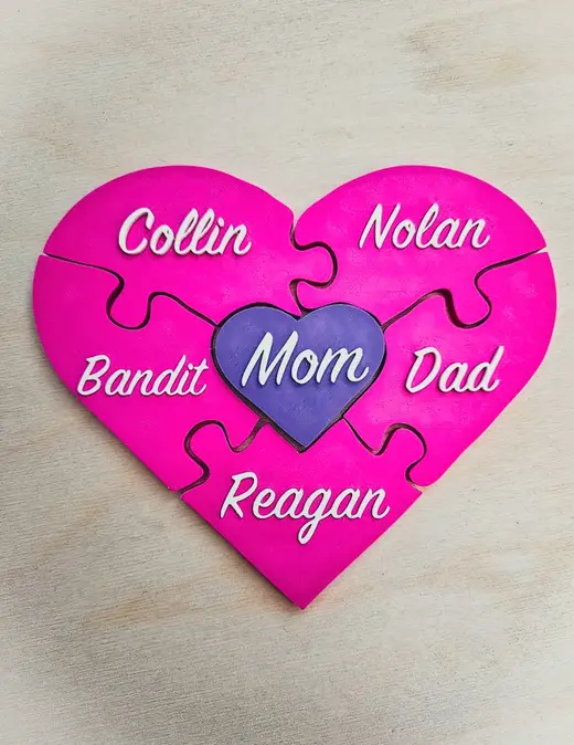 Custom Mother's Gift Puzzle Piece Sign Editable