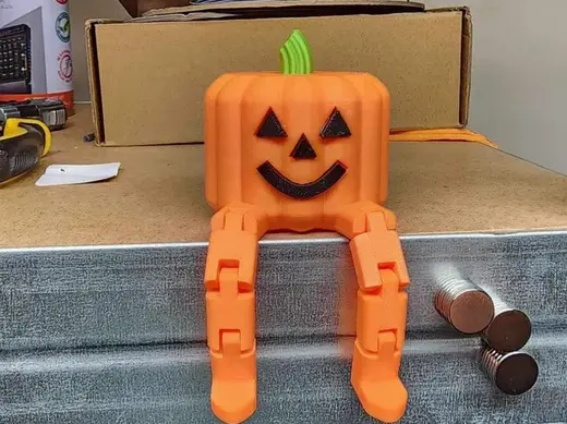 Pumpkin Pal - Halloween Companion- articulated
