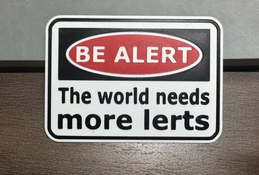 Be Alert - more lerts