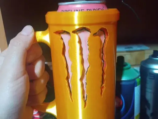 Monster Energy Can Holder 500ml v2 (NO SUPPORTS)