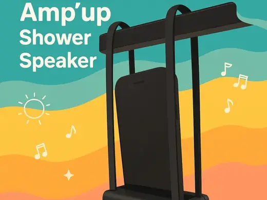 Amp’up – Shower phone speaker on rod