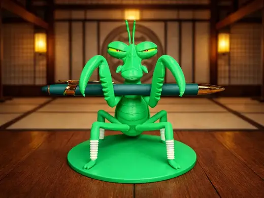 Kung Fu Panda Mantis Pen Holder - Desk Organizer