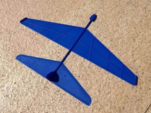 Lightweight Glider Airplane