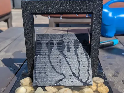 Solar Floating Monolith 11x11 Modern Water Feature