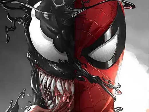 Spiderman And Venom hueforge