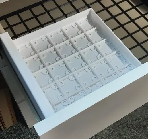 Gridfinity insert for Ikea Malm drawer