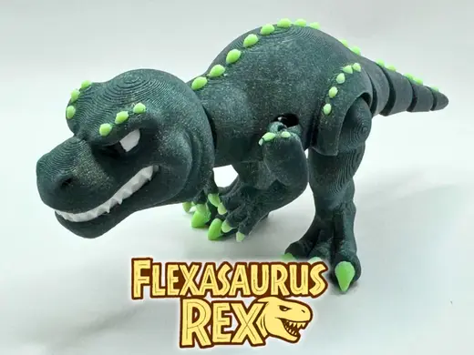 Flexasaurus Rex – Articulated Flexi T-Rex