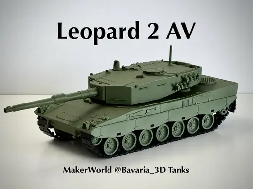 Leopard 2 AV Prototype Main Battle Tank 1/35 Scale