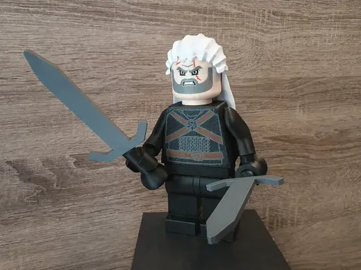 Brick man Geralt of Rivia(Witcher) 20cm
