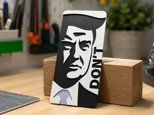 Donald Trump – Minimal HueForge Portrait