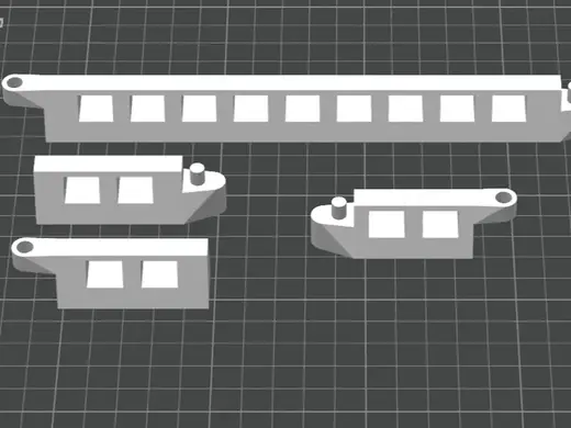 BARRERAS PARA MINI RC TURBO RACING 1/76 1:76