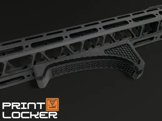 (Snap In) M-LOK Angled Fore Grip Hex Grip
