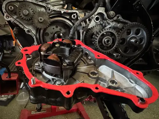Honda Big Red 200ES stator cover gasket