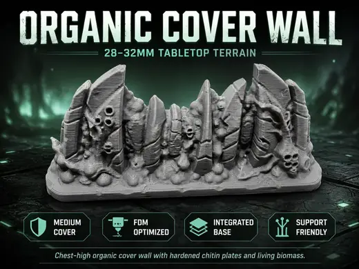 Organic Cover Wall – Alien Chitin Terrain
