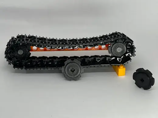 Brick technic mini sprocket for tracks