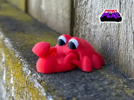 Flexi Crab - and Keychain ( Mini )