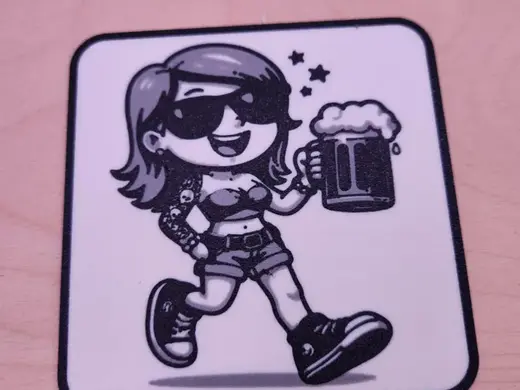 Coaster - Beer Girl