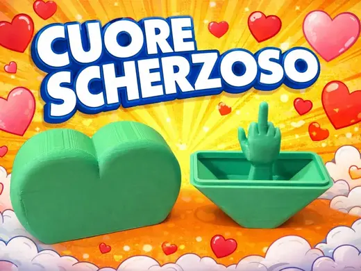 cuore scherzoso - idea per scherzo